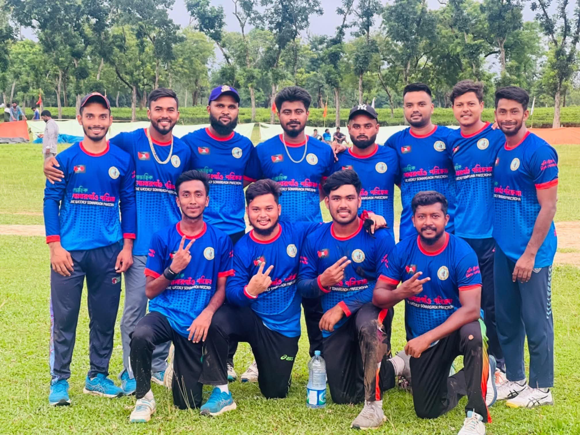 বিশাল জয়ে আন্তঃউপজেলা ক্রিকেট টুর্নামেন্টের ফাইনালে সোনারগাঁও উপজেলা